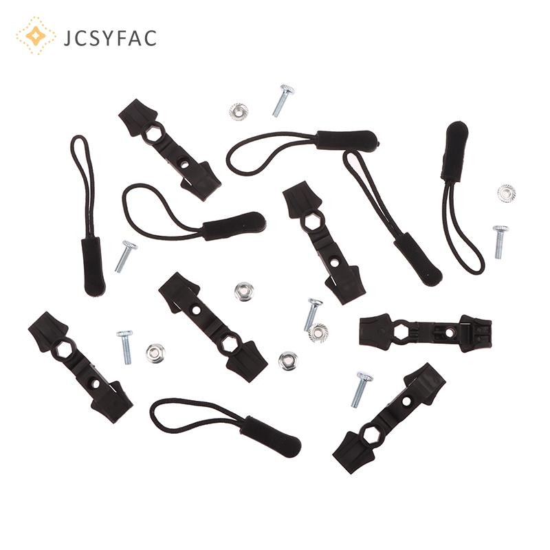 JCSYFAC 6 Cái Đa Năng Dây Kéo Sửa Chữa Bộ Thay Thế Sửa Chữa Dây Kéo Trượt Răng Cứu Hộ Vít Dây Kéo Mới