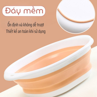 Bộ 3 Thau Xếp Gọn IKEA MAMA, Chất Liệu Silicon Dày, Tiện Lợi, Đa Năng, Tiết Kiệm Không Gian