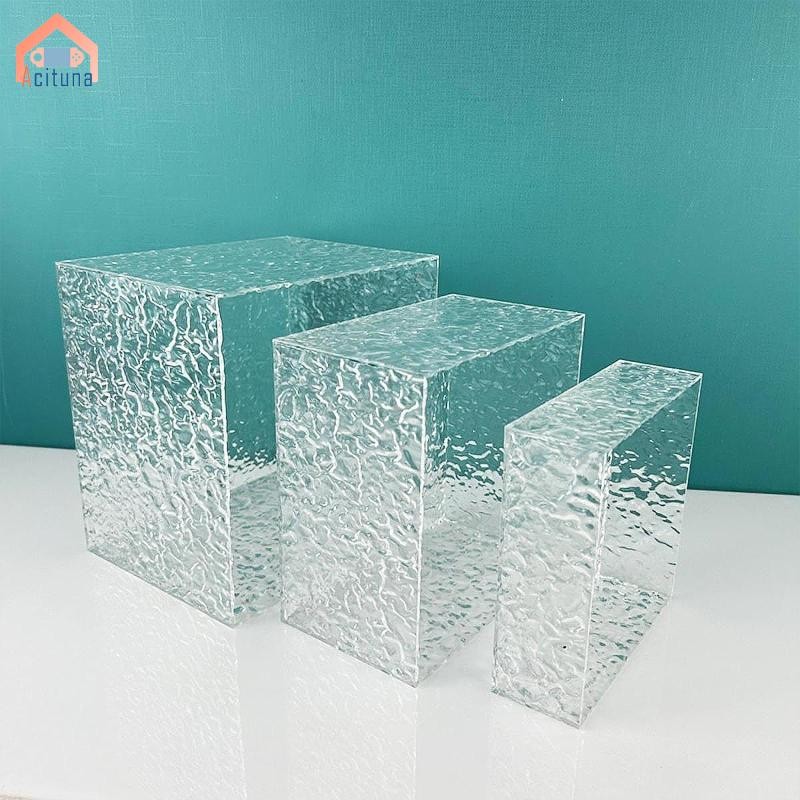 Bộ 3 trưng bày thực phẩm Buffet Acrylic, Kệ tráng miệng, Bàn trang sức