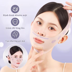 Mặt Nạ Nâng Cơ Mặt Tạo Cằm Chữ V Thoáng Khí Chống Nếp Nhăn, nâng má giảm nếp nhăn nam nữ