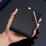 Ví da nam William POLO - Ví ngắn mỏng chặn RFID, Hộp đựng thẻ đa năng kèm hộp quà tặng | Thời Trang Mới Cho Nam — ảnh 5