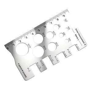 EDB * Dụng cụ đo ren thép hạng nặng Máy đo ren có tỷ lệ rõ ràng cho phép đo phân tích dây buộc M 18