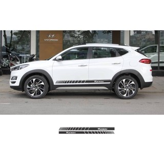 Tem dán sườn xe ô tô trang trí, dành cho 4 chỗ, 5 chỗ, 7 chỗ phù hợp các huyndai tucson, kia, isuzu, toyota.