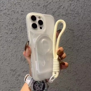 Ốp điện thoại TPU chống sốc từ tính 3 trong 1 cho iPhone 16 Pro Max 15 14 13 12 11 Pro Max 14Plus 15Plus 16Plus có giá đỡ thẻ và dây buộc