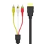Cáp AV GODD Plug and Play Cáp HDTV sang 3RCA để truyền tín hiệu tốc độ cao Dễ sử dụng Thiết kế Bộ phát tín hiệu