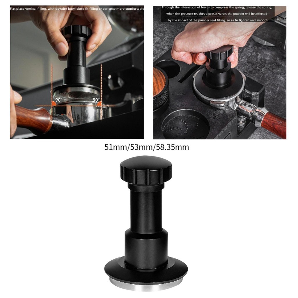Dụng cụ ép tay Espresso Áp suất không đổi Đế phẳng Dụng cụ ép chuyên nghiệp