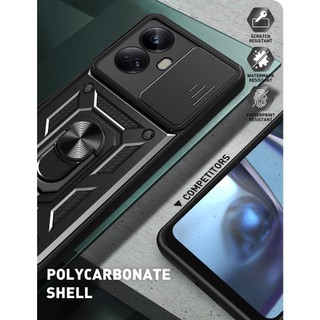 Vỏ chống sốc Vỏ giáp ống kính từ tính ô tô Realme 10 Pro Plus 5G 9 9i C55 C53 C51 C67 C65 4G Narzo N55 Note 50 Giá đỡ vòng đeo tay Kéo đẩy Camera Bảo vệ