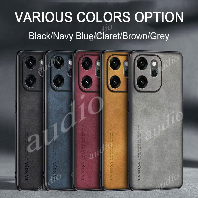 OPPO Reno14 F 5G Da Cừu Da Cao Cấp Ốp Lưng Da Cừu Cho Oppo Reno 14F 14 F Reno14F 5G 2025 Da TPU Mềm Chống Sốc Bảo Vệ Vỏ Điện Thoại Silicon Cho OPPO Reno14F OppoReno14 F 5G