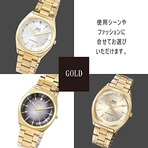 Q&Q Citizen Đồng Hồ Nam Analog - Dây Thép Không Gỉ Thời Trang