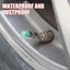 Màn hình áp suất lốp ô tô - Cảm biến báo động giám sát - Chỉ báo áp suất lốp - Công cụ phát hiện van ngoài - Nắp van bánh xe máy đa năng