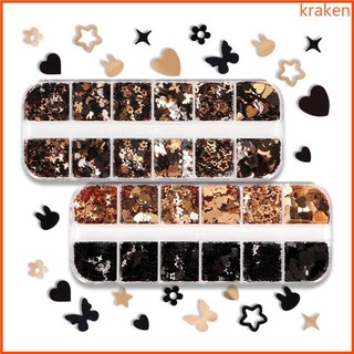Kra Hoa Trái Tim Kim Sa Lấp Lánh Cho Nhựa Shaker Filler DIY Nhựa Epoxy Khuôn Lấp Lánh Làm Đầy Cho Bướm Móng Tay Nghệ Thuật S