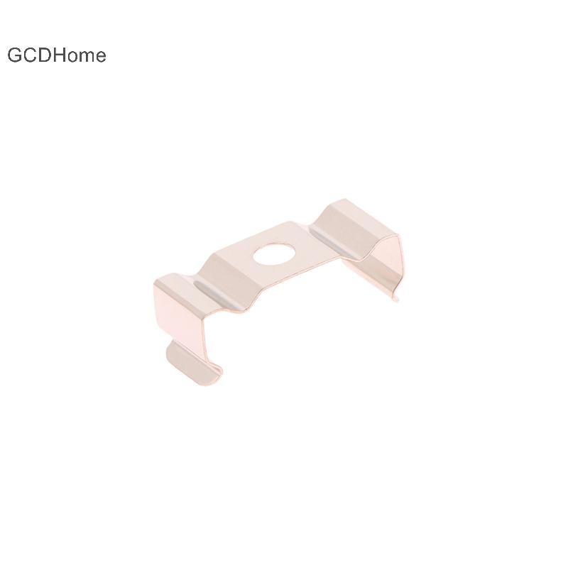 Gcdhome 50 Cái Giá đỡ kẹp ống LED T5 / T8 cho ổ cắm đèn / Đèn trần / Đèn cố định cho thiết bị điện gia dụng HOT