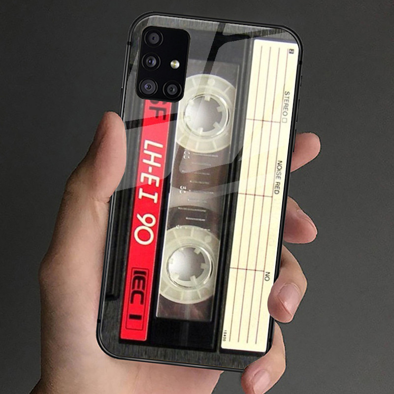 Băng cassette 07 Vỏ Điện Thoại Kính Cường Lực Cho Samsung Galaxy A10 A14 A16 A25 A35 A22 4G A32 A33 A34 A40 A42 A52 A53 A54 A55 A70 A71 A72 A73 5G