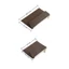 ICUCKO Bound Notebook, Giấy Kraft Có Thể Gập Lại Có Dây Kéo Túi, Túi Da Du Lịch Túi Bảo Quản Người Lập Kế Hoạch Phụ Kiện