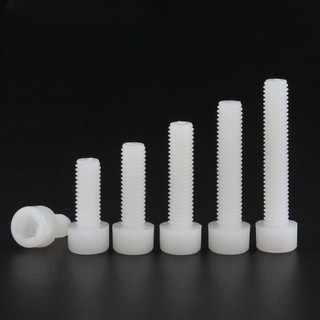 ((LXY) ốc lục giác/ốc lục giác chìm/Ốc Vít Lục Giác /Ốc Vít  Lục Giác  loa/bulong Lục Giác chìm đầu trụ trơn Nhựa M3 / M4 / M5 / M6 / M8 / M10 / M12 * L: 4-100mm (RM-VN-1)