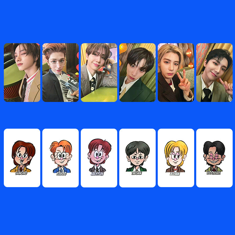 6-7 Chiếc BOY NEXT CỬA 2025 SEASON 'S GREETING Photocards 19,99 Nice Guy Lomo Cards BOYNEXTDOOR SUNGHO RIWOO JAEHYUN TAESAN LEEHAN WOONHAK Kpop Hologram Bưu Thiếp YM