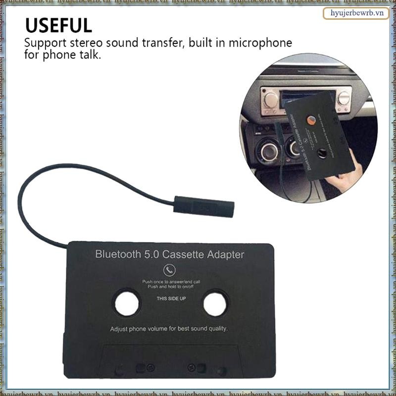 [R M O P] Bộ chuyển đổi Cassette Bluetooth 5.0 đa năng Băng keo ô tô cho bộ chuyển đổi nhạc âm thanh nổi Aux Cassette