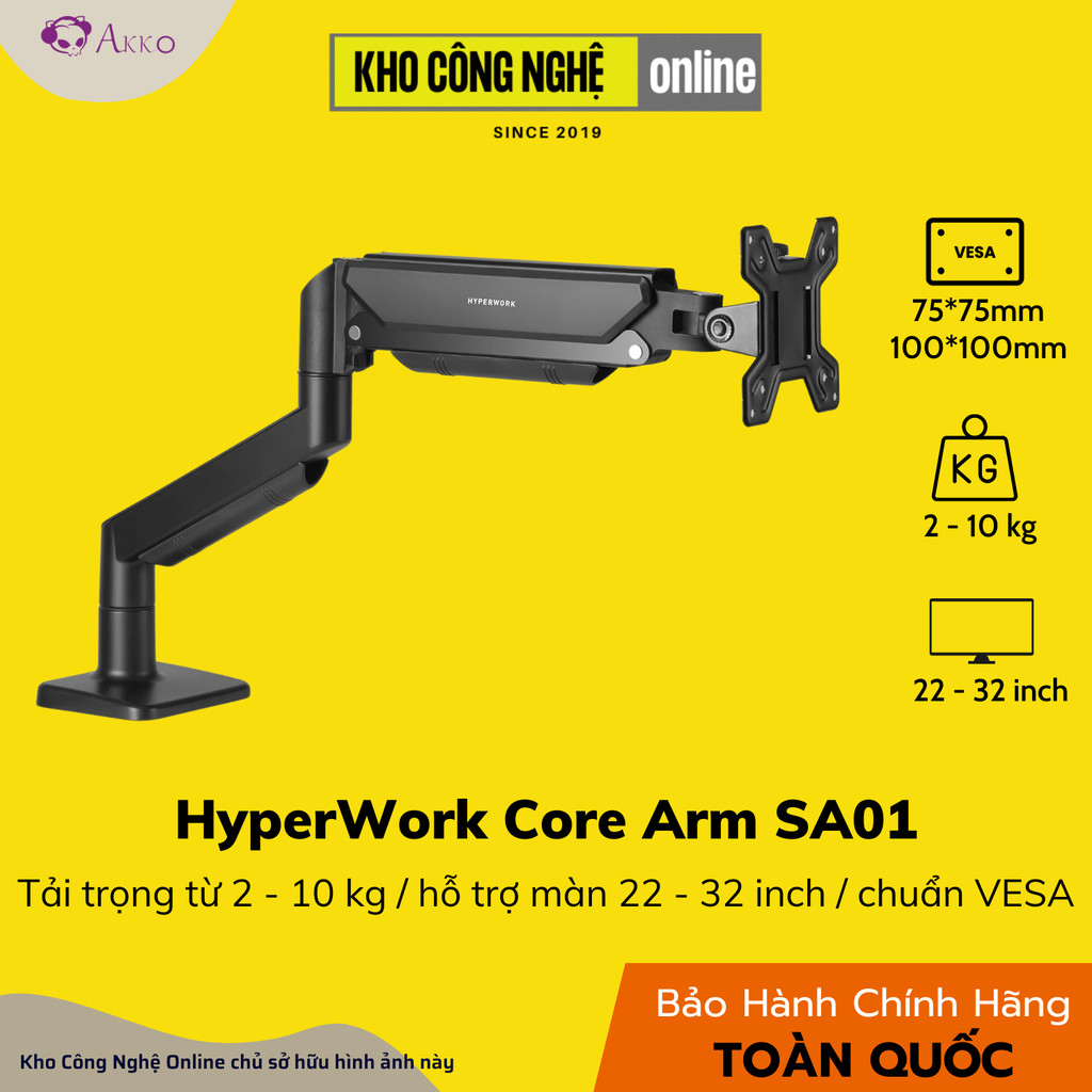 Giá đỡ màn hình HyperWork Core Arm SA01 (Hàng Chính Hãng) | Shopee Việt Nam