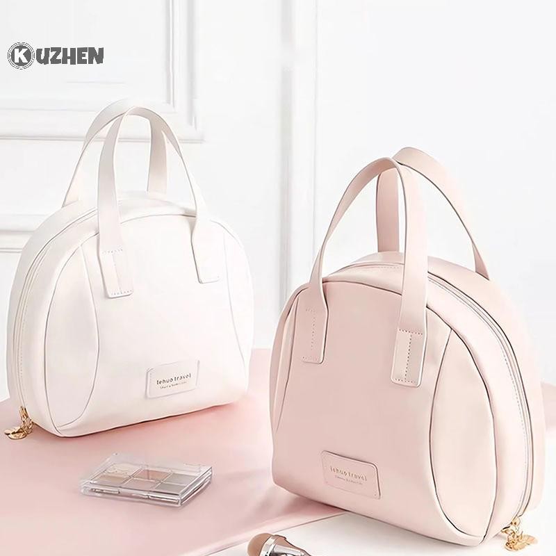 Kuzhen Túi Đựng Trang Điểm Thời Trang PU Du Lịch Nữ Da Mỹ Phẩm Túi Xách Di Động Qua Đêm Cuối Tuần Son Môi Nước Hoa Túi Làm Đẹp HOT
