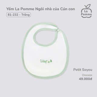 La pomme BST La Pomme Ngôi nhà của Cún con - Trắng cho bé T6.0