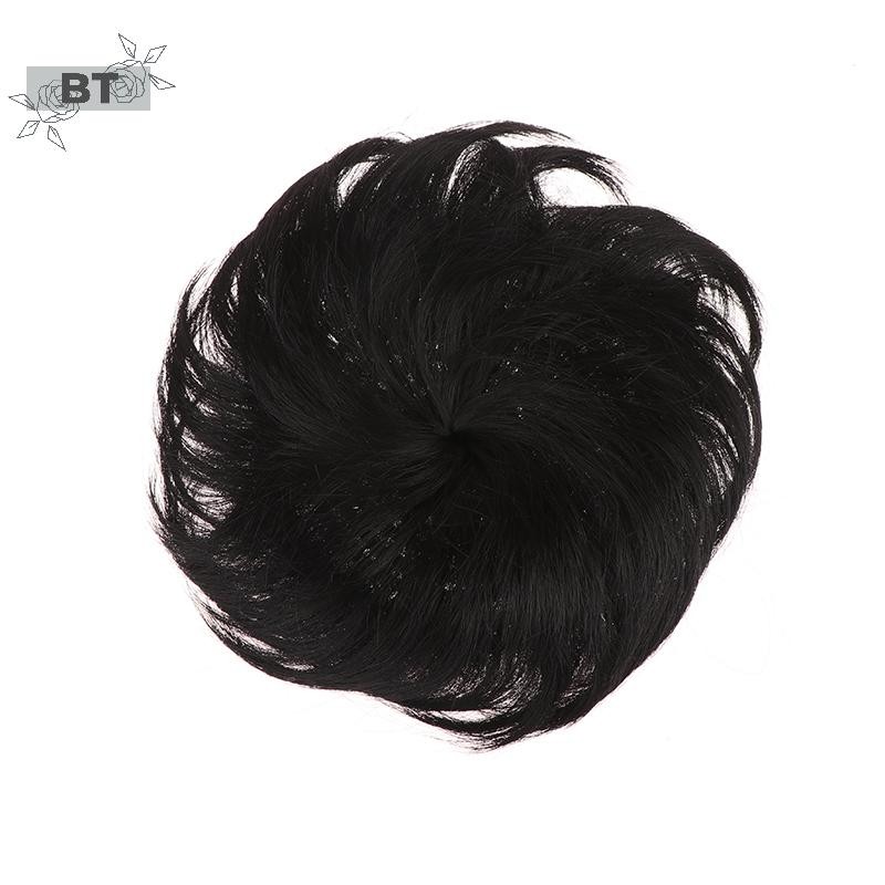 Tóc giả nam sợi tổng hợp, khối tóc ngắn để che tóc trắng và hói, phù hợp địa trung hải [NUW]