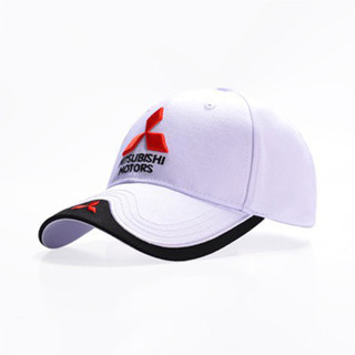 Logo Ô Tô Thêu Mũ Bóng Chày Cotton Điều Chỉnh Size Cho Người Lớn - Mũ Thể Thao Mitsubishi Motors