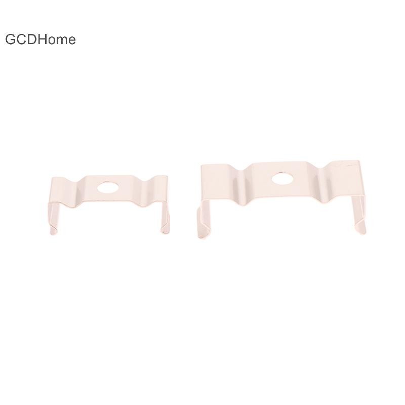 Gcdhome 50 Cái Giá đỡ kẹp ống LED T5 / T8 cho ổ cắm đèn / Đèn trần / Đèn cố định cho thiết bị điện gia dụng HOT
