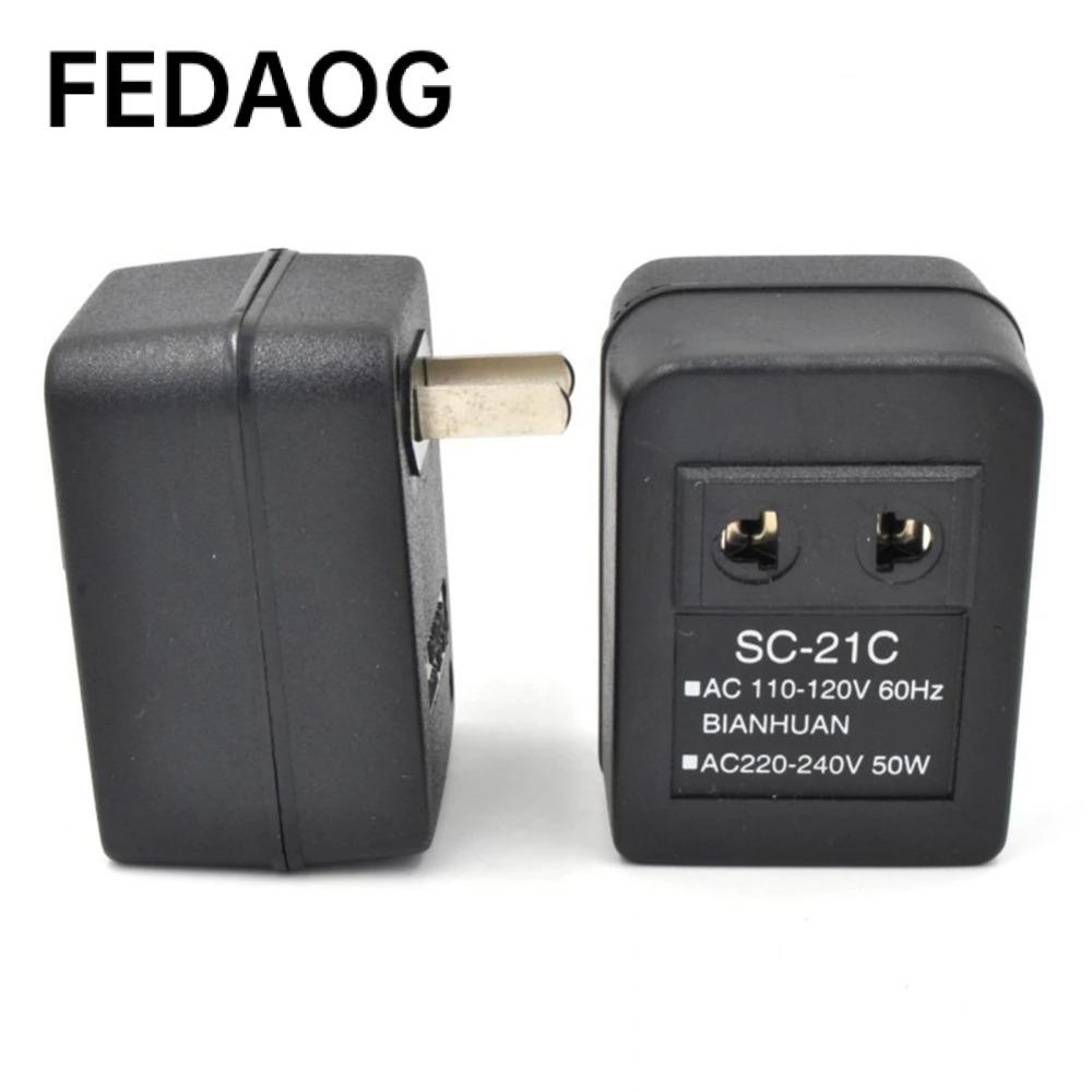 Bộ chuyển đổi điện áp FEDAOG Thiết bị điện AC110V sang 220V AC220V sang 110V Biến áp du lịch