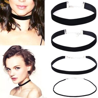[Gou] Vòng cổ Choker nhung đen thời trang Ruy băng cho dây chuyền cổ nữ Goth gợi cảm VN