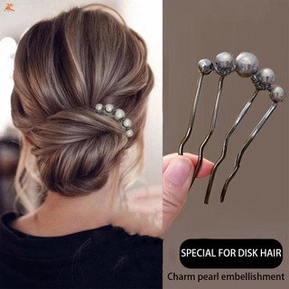 Kẹp Tóc Hình Chữ U Cho Nữ Với Thiết Kế Ngọc Trai và DIY Phụ Kiện Tạo Kiểu Tóc