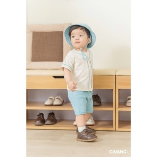Chaang SS2025 Bộ cộc cúc giữa Mưa-cho bé