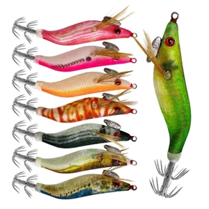 Treeling Glow Jig Hook 7 8cm Phát Sáng Mực Jig Mồi Nhân Tạo Cuttlefish Hook