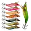 Treeling Glow Jig Hook 7 8cm Phát Sáng Mực Jig Mồi Nhân Tạo Cuttlefish Hook