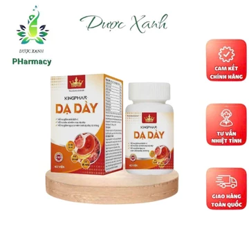 Viên uống Dạ Dày Kingphar - Giảm acid dịch vị, bảo vệ niêm mạc, ngừa vim loét dạ dày - Hộp 40 viên