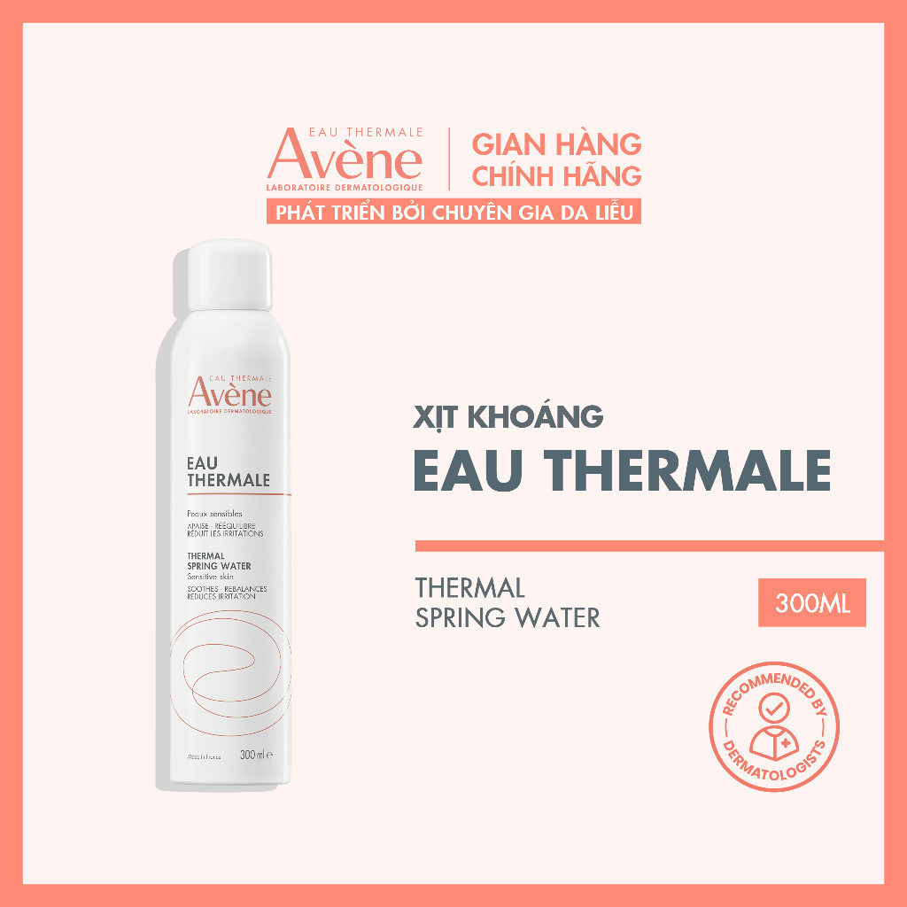 Xịt khoáng cấp ẩm Eau Thermale Avène EAU THERMALE giúp làm dịu và bảo vệ da..nakiz