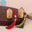 Sund 1ml Con Lăn Tre Trống Chai Chăm Sóc Da Hộp Đựng Phong Cách Cổ Đại Cuộn Trên Chai Nước Hoa Nhỏ Có Mặt Dây Chuyền VN