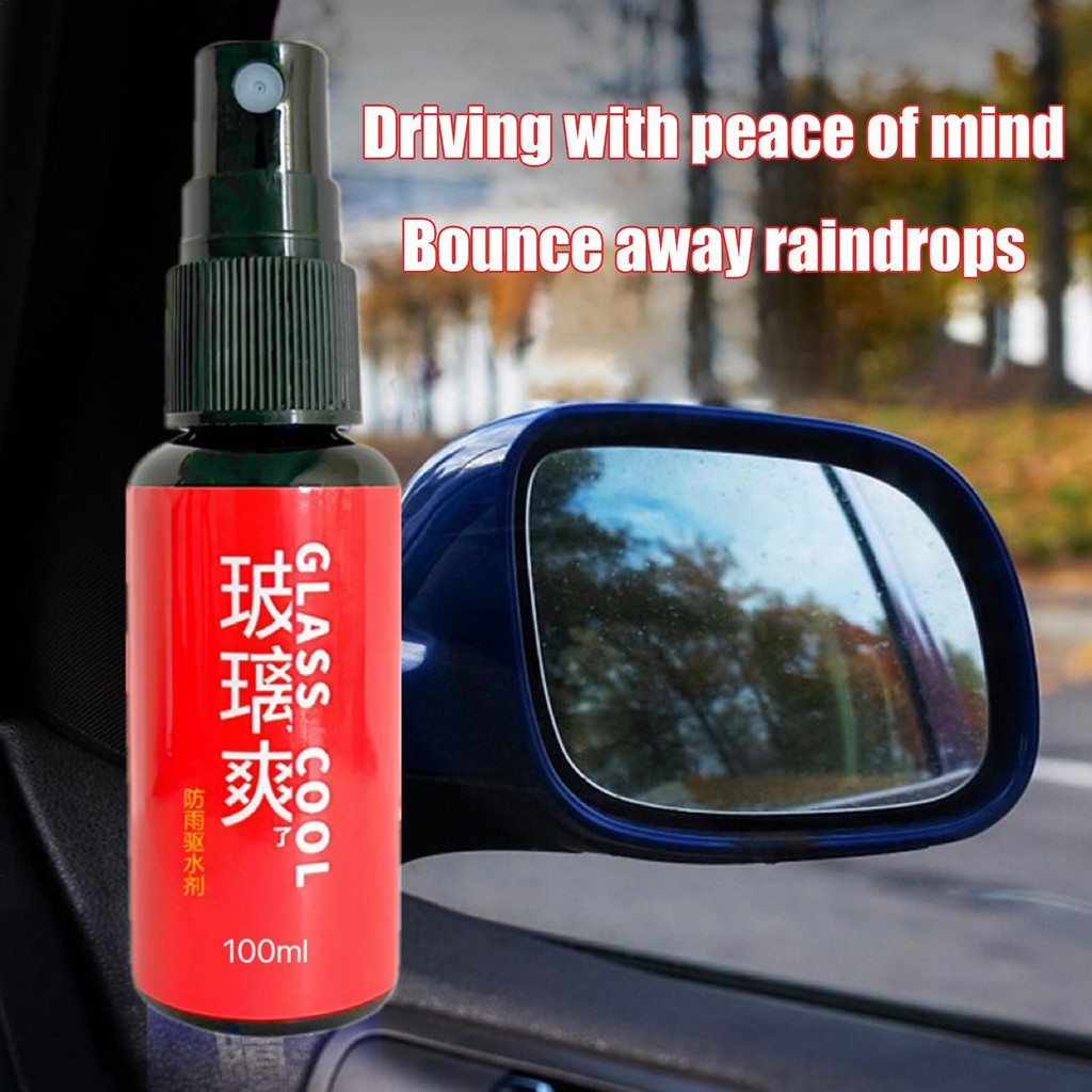 Xịt chống nước ô tô chất lượng cao Lớp phủ Nano Chất chống mưa cho gương chiếu hậu kính lâu trôi Chống mài mòn Tầm nhìn trong suốt pomervn