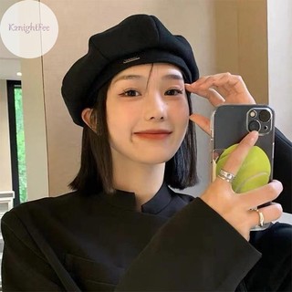 K2nightfee Màu Trơn Nữ Mũ Nồi Thời Trang Hàn Quốc Retro Hình Bát Giác Mũ Nữ Thanh Lịch Họa Sĩ Mũ Newsboy Beanie Bonnet VN