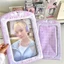 Giá đỡ Photocard OLVIDO, Vỏ thẻ A4 đẹp mắt, Mặt dây chuyền túi INS lớn bằng nhựa PVC