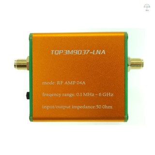 100k-6ghz RF AMP Full-Band Radio SignalBộ khuếch đại tín hiệu vô tuyến Tăng cường tín hiệu vô tuyến Bộ khuếch đại tín hiệu vô tuyến tính cao Bộ khuếch đại tăng tiếng ồn thấp