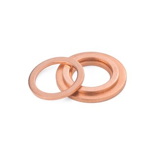 (((LXY) Long đền，vòng đệm phẳng bằng đồng nhiều cỡ khác nhau，Vòng Đệm Chữ o Phẳng Bằng Đồng Trơn Đặc Biệt Cho Vòng Đệm，Vòng Đệm Kín Bằng Đồng Đỏ M10 / M12 / M14-M60 L: 14-68mm (RM-VN-1)