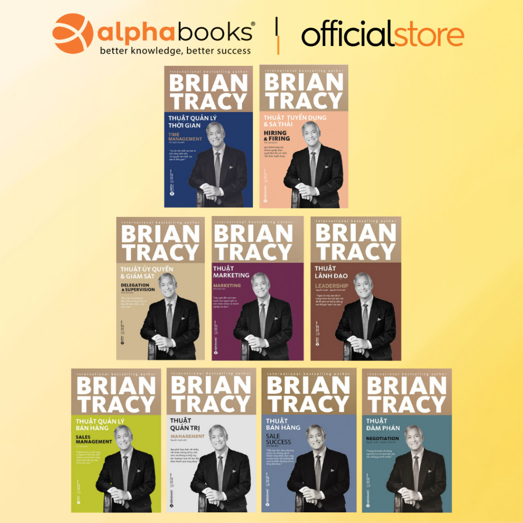 Sách - Lẻ: Bộ Sách 11 Cuốn: Bí Quyết Thành Công Cùng Brian Tracy (Alpha Books)