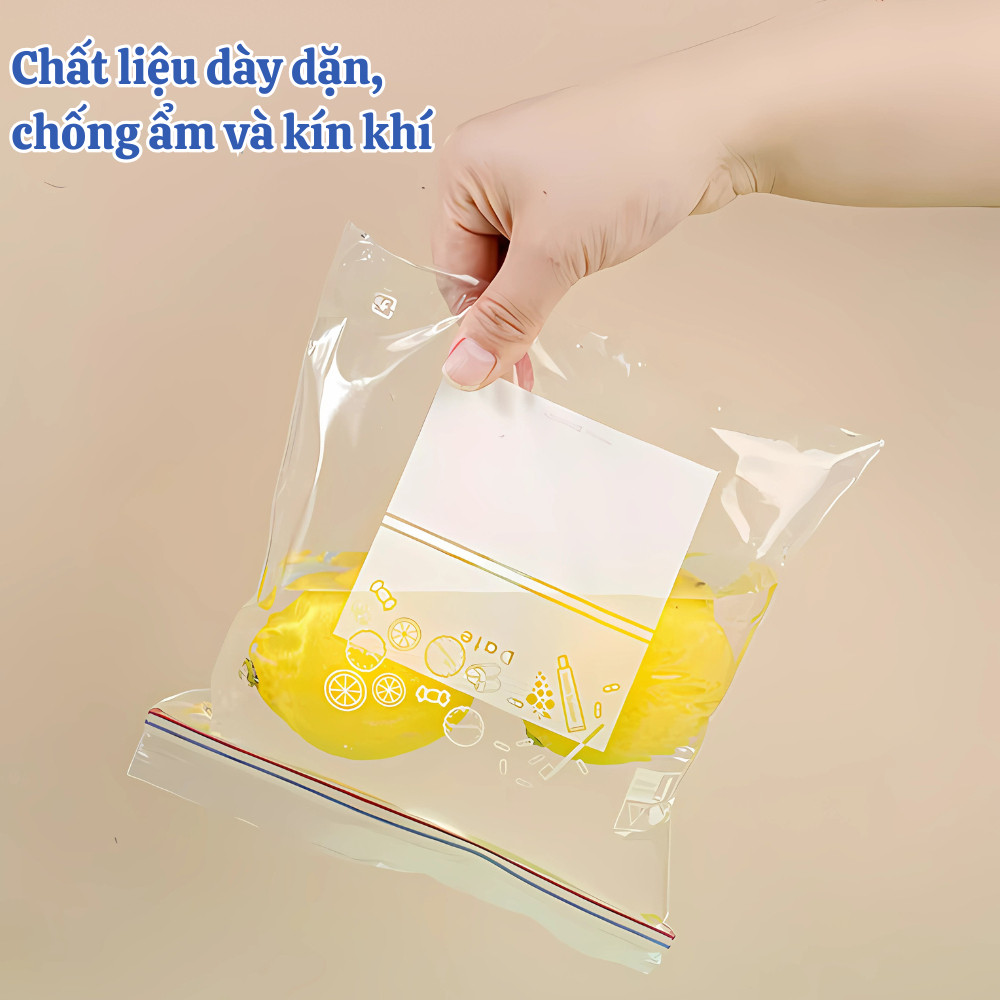 Combo 3 Hộp Túi Zip Đựng Thực Phẩm, Bảo Quản Đồ Ăn Đông Lạnh, Đồ Khô Tiện Lợi, Túi Bọc Thực Phẩm DINO