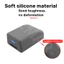 Ổ cắm dây an toàn ô tô Vỏ bảo vệ Ổ cắm an toàn ô tô bằng silicon Khóa dây an toàn chống trầy xước cho nhiều mẫu xe