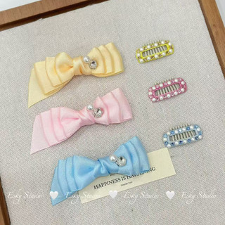 2 Cái / gói Nơ Thú Cưng Headflower Bộ Malzis Yorkshire BB Kẹp Phụ Kiện Tóc Dễ Thương Kẹp Tóc