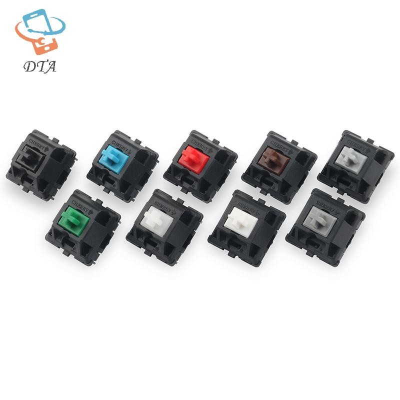 [DTA] Bàn Phím Cơ Cherry MX Bạc Hồng MX Nâu Xanh 3 Pin Anh Đào Sáng Cho Bàn Phím Cơ VN