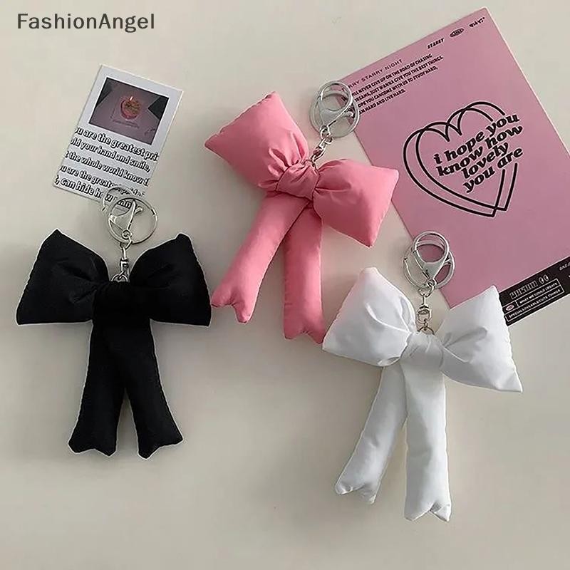 FashionAngel 1 Cặp Đôi Quà Tặng Y2K Ngọt Ngào Hợp Thời Trang 3D Nơ Móc Khóa Dành Cho Bé Gái Túi Thời Trang Mặt Dây Chuyền Ba Lô Trang Trí VN