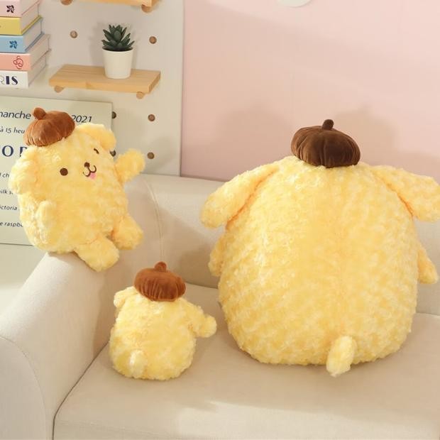 PS1 Dễ Thương Sanrio Pompompurin Sang Trọng Búp Bê Quà Tặng Cho Bạn Gái Bé Nhẹ Nhàng Đồ Chơi Ném Gối Đồ Chơi nhồi bông SP1