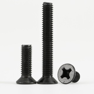 ((LXY) Ốc Vít Đầu Dẹt Đen inox 304  /Ốc vít đầu pake dẹp mỏng phẳng   Chuyên Dụng  KM Vít M2 / M2.5 / M3 / M4 / M5 / M6 * L: 3-50mm (RM-VN-1)