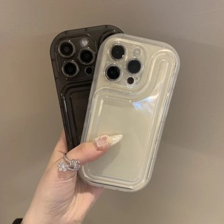 Ốp điện thoại di động chống rơi túi khí trong suốt tiên tiến cho iPhone16 15 14 13 12 11 Pro Max bảo vệ camera chống sốc chống rơi mặt sau mềm